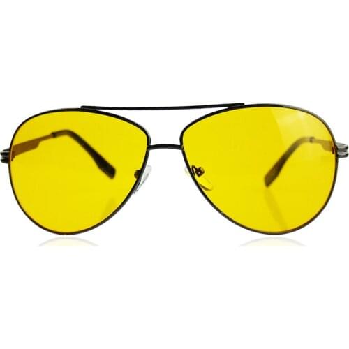 Night Vision Sunglasses Men High Quality Glasses UV400 Metal Sunglasses for Driving Everyday casual