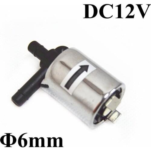 Brand new 12V 24V solenoid valve 6mm Normally closed water/air valve for DIY electromagnetic valve