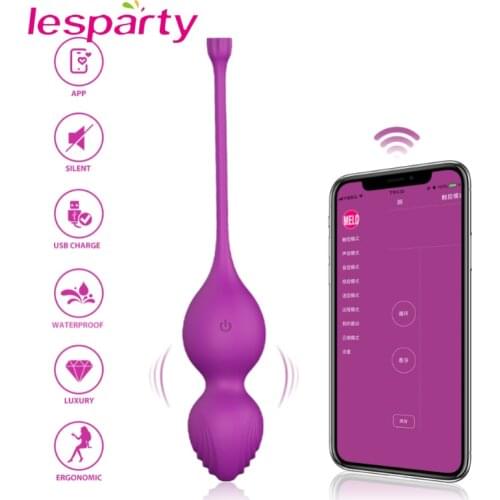 Rotating Kegel Balls Vibrators for Women Wireless APP Control Vibrator Long Distance Bluetooth Dildo Vibrator for Couple Sex Toy