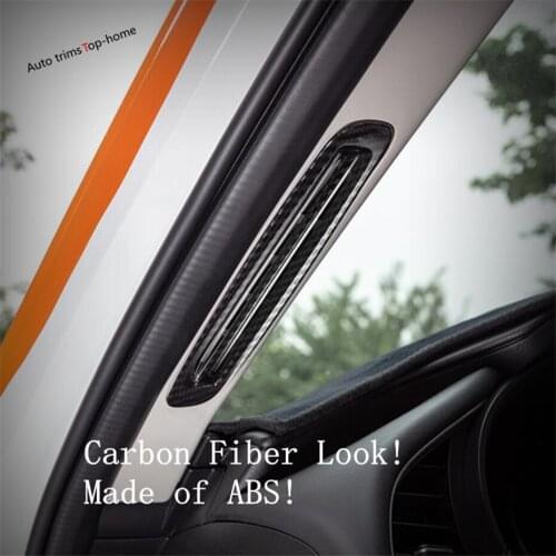 Yimaautotrims Pillar A Post Air Condition AC Outlet Vent Cover Trim Fit For Mazda 3 Hatchback Sedan 2019 2020 Interior Mouldings