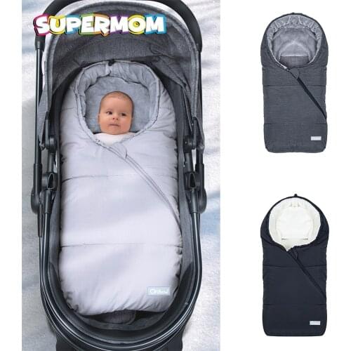 Winter Baby Sleeping Bag Extract Envelope For Newborns In The Stroller Keep Warm Outdoor Infant Sleepsacks 0-18 Months