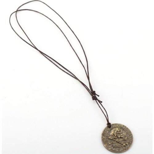 10pcs/lot Mysterious sea area Necklace Uncharted Pendant Necklace Friendship Men Women Game Jewelry Choker Accessories