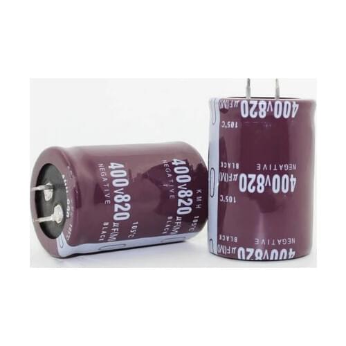 2PCS-20PCS 400V820UF Electrolytic Capacitor 820UF 400V best quality 35*50MM