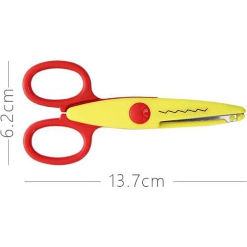 6 Patterns laciness Scissors Metal And Plastic DIY Scrapbooking Photo Decoration Paper Lace Scissors