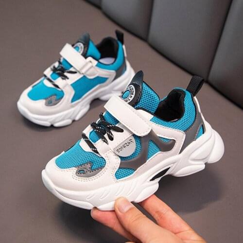 Children Sneakers Students Leisure Sports Shoes Running Shoes Non-slip Wear-resistant Breathable Mesh Girls Casual Boys Shoes