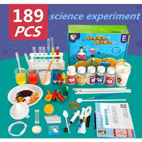 Childrens Diy Pretend Play Science Experiment Toy Set Handmade Science Experiment Kit For Kids Educational Toys Science Toys