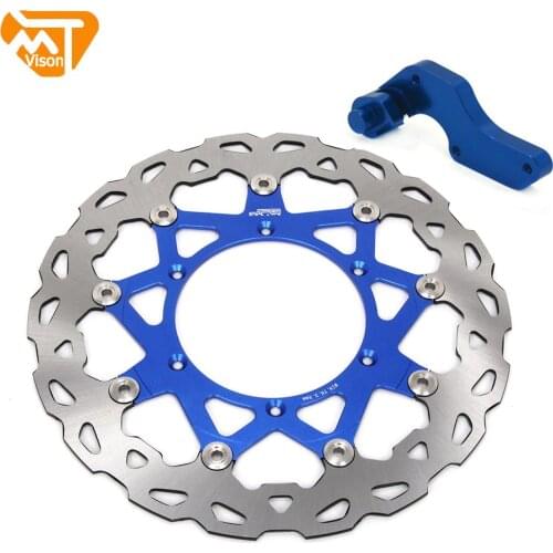 For YAMAHA YZ125 WR125 WR250 WR250F YZ250 YZ250F WR YZ 400F 426F Motorcycle 320MM Floating Brake Discs Rotor Bracket Adaptor