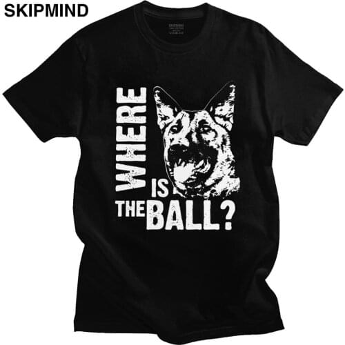 Trendy Fashion Malinois T-shirt Men Short Sleeve Belgian Shepherd Dog Tshirt Mechelaar Lover Tee Pure Cotton Shirt Clothes Gift