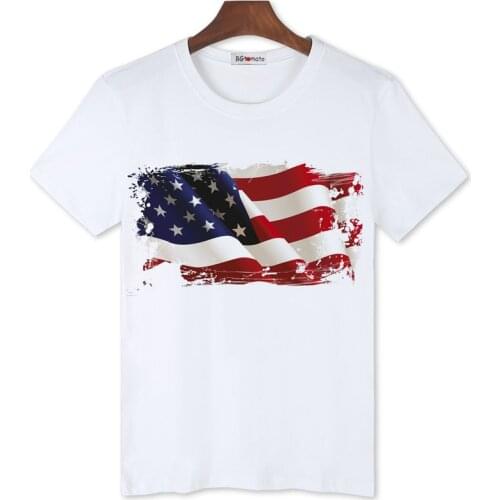 BGtomato 3D American Flag T-shirts for Men Summer cool Tops short sleeve casual Shirts Brand good quality comfortable Tees