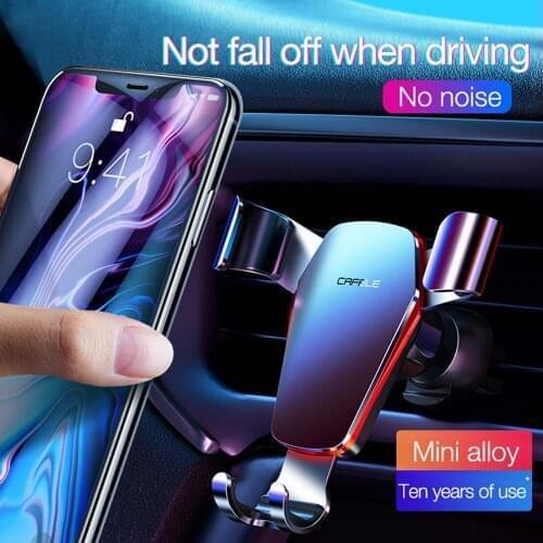 Gravity Car Phone Holder Air Vent Mount Holder 360 ​​Rotation Automatic Mobile Phone Stand for Xiaomi iPhone Oneplus Huawei