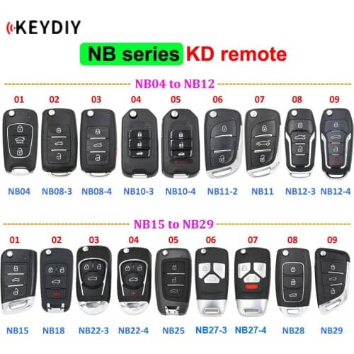 KEYDIY NB series remote NB02 NB04 NB08 NB10 NB11 NB18 NB22 NB25 NB26 NB28 NB29 for KD900 URG200 KD-X2 with Multi-functional chip