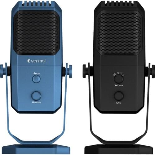 Yanmai SF-900 USB Microphone Studio Recording Condenser Microphone Four Directivity for Gaming Broadcasting Karaoke
