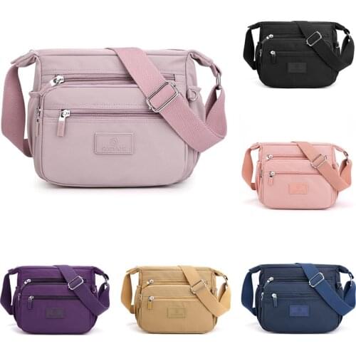 2021 Fashion Messenger Bag Women Shoulder Bag Nylon Handbag Large Capacity Small Fashion Women Phone Bag Crossbody Purse