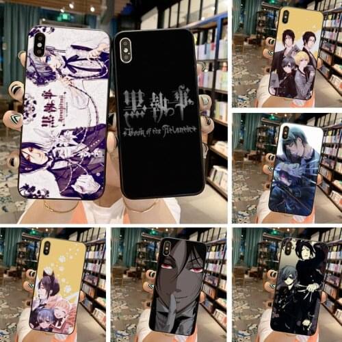 Anime Butler Kuroshitsuji Soft Phone Cover for iPhone 11 pro XS MAX 8 7 6 6S Plus X 5S SE 2020 XR case