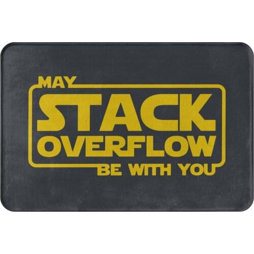 Linux Operating System Tux Non-slip Doormat Stack Overflow With You Living Room Kitchen Mat Welcome Carpet Indoor Modern Decor