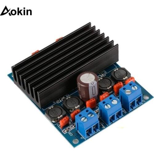 2x50w/100w Tda7492 D Class High-power Digital Amplifier Board AMP Board+radiator AMP Board Digital Amplifier Board + Radiator AU