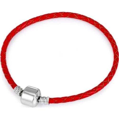 PLC Leather Bracelet for Women ten Colors Magnet Clasp Christmas Gift Jewelry