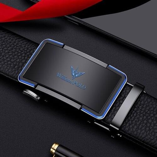 Belts for Men Luxury Designer Brand Genuine Leather Ratchet Belts Automatic Buckle belt