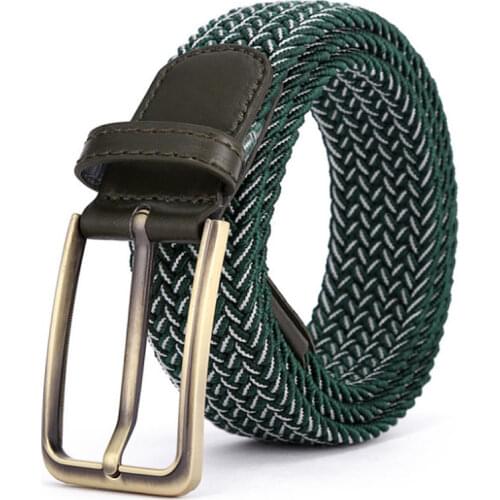Elastic Braided Golf Fabric Woven Casual Belts Without Holes For Men/WomenWomen/Junior