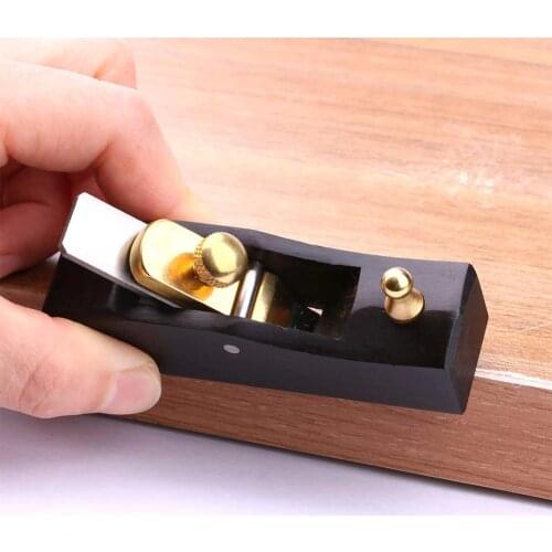 Mini Wood Planer Hand Tool Flat Bottom Wood Trimming Plane for Woodworking Wooden Planing PAK55