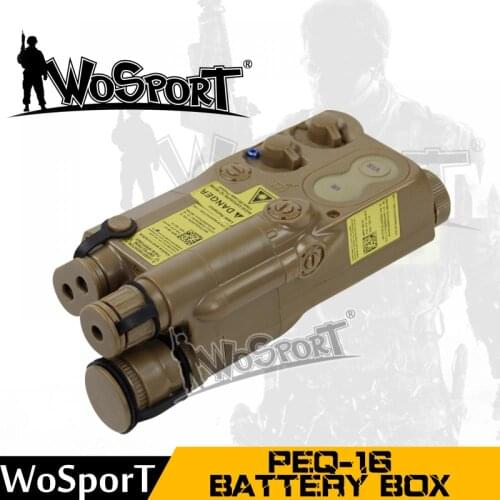 Tactical PEQ-16 LA-5 Battery Case Box Hunting Equipment for Tactical Gear Use for Fast Helmet