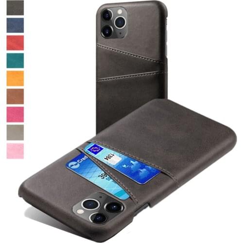 For iPhone 12 Mini 11 Pro XS MAX X XR Slim Card Slots PU Leather + PC Case Coque For iPhone 6 6S 7 8 Plus SE 2 2020 Cover Funda