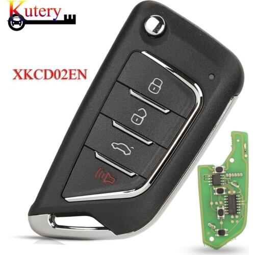 Kutery XKCD02EN VVDI Remote Smart Car Key For VVDI Key Tool/VVDI Xhorse Supper Wireless Universal Remote Control 4 Buttons