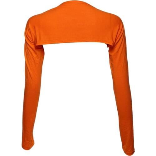 Womens Muslim One Piece Long Shoulder Sleeves Shawl Arm Cover Shrug Crop Top Modal Bolero-Style Islamic Hijab Accessories F3MD