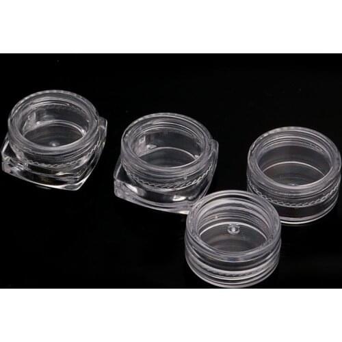 1/50pcs Mini Sample Bottle Cosmetic Makeup Jar Pot Face Cream Lip Balm Container