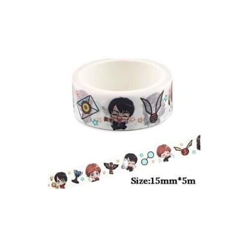 1 Pcs Harri DIY Kawaii Cartoon Decoration Tape Paper Adhesive Tape Creative Scrapbooking Office Stationary School Supplies