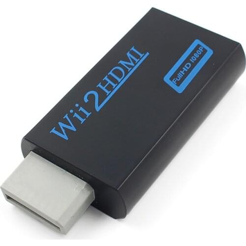 1Pcs for Wii to HDMI-compatible Adapter Converter Support Full HD 720P 1080P 3.5mm Audio Wii2HDMI Adapter for HDTV