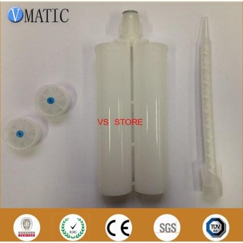 Free Shipping 400ml/cc Two Component Cartridge Gun 1:1 Set