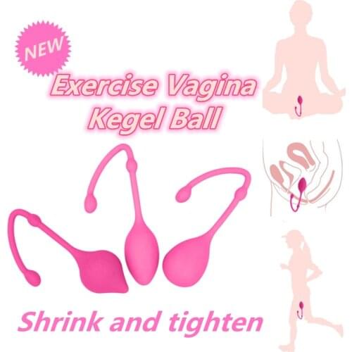 Safe Silicone Smart Ball Vibrator Kegel Ball Sex Toy for Women Ben Wa Ball Vagina Tighten Exercise Machine Vaginal Geisha Ball