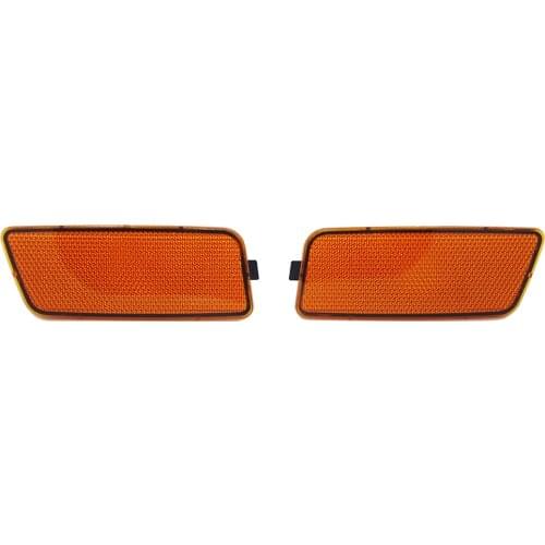 2010-2014 For Golf MK6 GTl Front Bumper Side Marker Lights Housing-Crystal Smoke White Yellow Gray