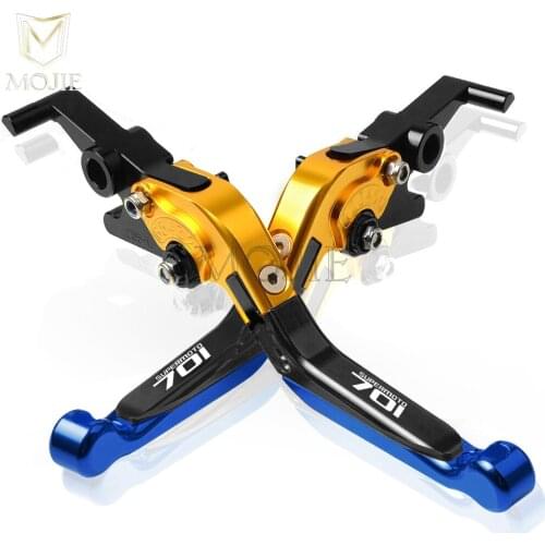 For Husqvarna 701 Supermoto 2017-2018 Motorcycles CNC Adjustable Folding Extendable 701 Supermoto Motor Brake Clutch Levers Set