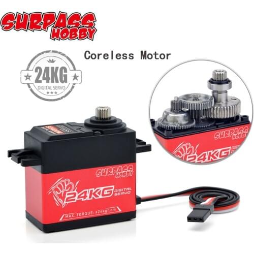 Surpass Hobby S2300M DC Motor 23KG Full Metal Gear Digital Servo for 1/8 1/10 1/12 RC Car Buggy Boat Robot