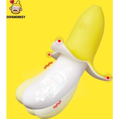 Soft Sex Toys 10 Speeds Banana Dildo Vibrator G Spot Vagina Massage Clitoris Stimulator Masturbator for Women Sex Products shop