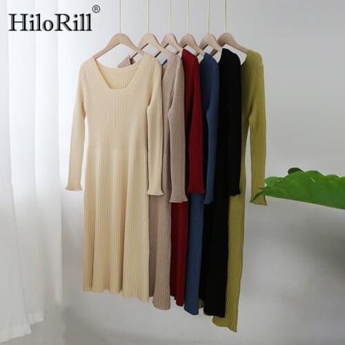 HiloRill Fashionable Knitted Dresses