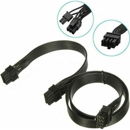 PCI express 8pin to Dual 6+2Pin Power supply Cable PCIe 8 Pin 1 to 2 Spliter For Corsair RM1000 RM850 RM750 RM650 RM550 RM450