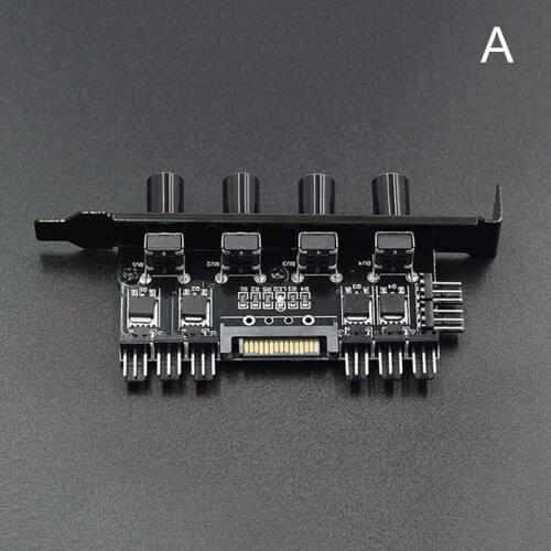 Fan Hub Speed Controller Regulator 8 Way 4 Knot Speeder for Computer Case GDeals