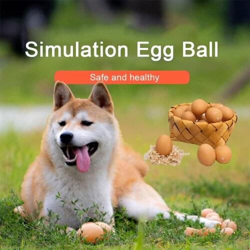 Creative Little Toy For Puppy Chihuahua Teddy Dog Pet Sound Egg Scream Ball Molar Bite Resistant Toy Funny Pet Products
