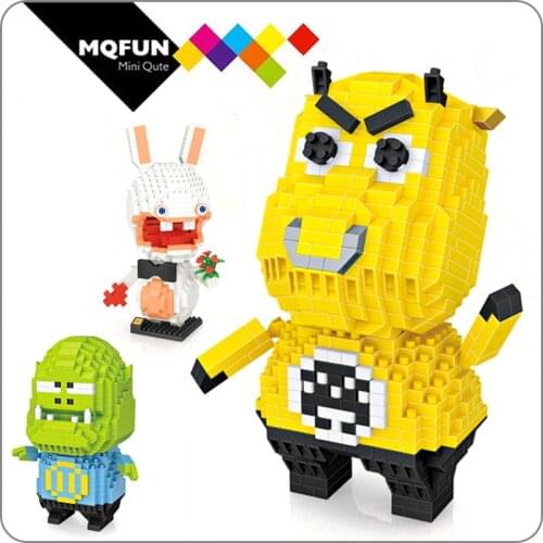 LOZ Diamond Blocks Cartoon Buffalo Orc Animal Game Character Building Blocks Figures Brick Toys Set Toys for Children Boys Gift