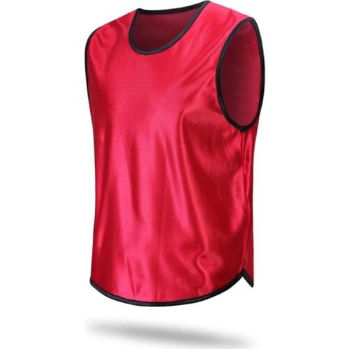 Men Kids Soccer Training Jerseys Sport Kits Against Vest Football Waistcoat Team Group Tops Shirts Breathable Custom Draw Print