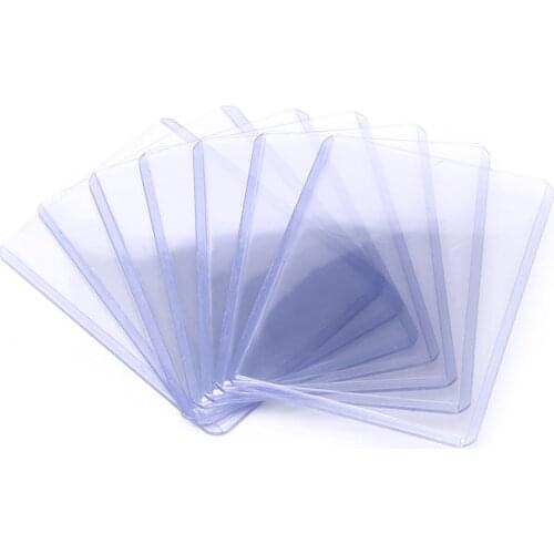10/25pcs Game Cards Outer Protector Top Loader Board Gaming Trading Card Holder Sleeves For Football Basketball Sports Card