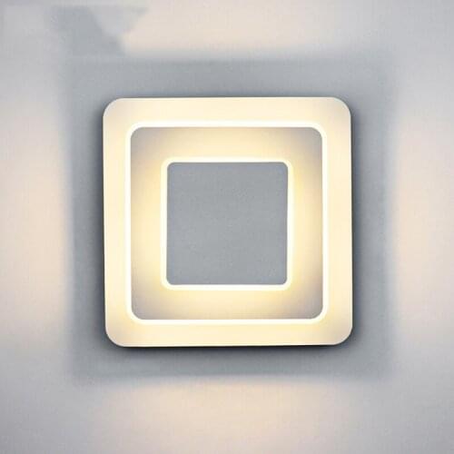 Nordic Wall Lights for Home Decor Star Moon Wall Lamp Bedroom Bedside Wall Sconce Bathroom Mirror Lights Round Square Fixtures