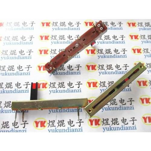 Total length 88MM shaft length 22MM 8K with red light with midpoint sliding potentiometer mono straight sliding potentiometer
