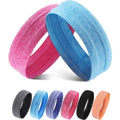 Wome Professional Sweatband Men Sports Moisture-wicking Non slip Headband unisex breathable band for sports fitness workout