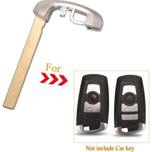 Kutery Remote Car Smart Key Keyless Emergency Insert Uncut Blade Blank For BMW 1 3 5 6 7 Series X3 X4