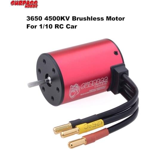 SURPASS HOBBY KK Waterproof 3650 2300KV/3100KV/4500KV/5200KV/6900KV Brushless Motor for HSP HPI RTR 1/10 RC On-road Racing Car
