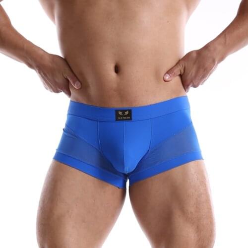 Men Boxer Underwear Mens Breathable Quick Dry Nylon Shorts Man Underwear Cueca Panties Boxershorts Gifts for Men